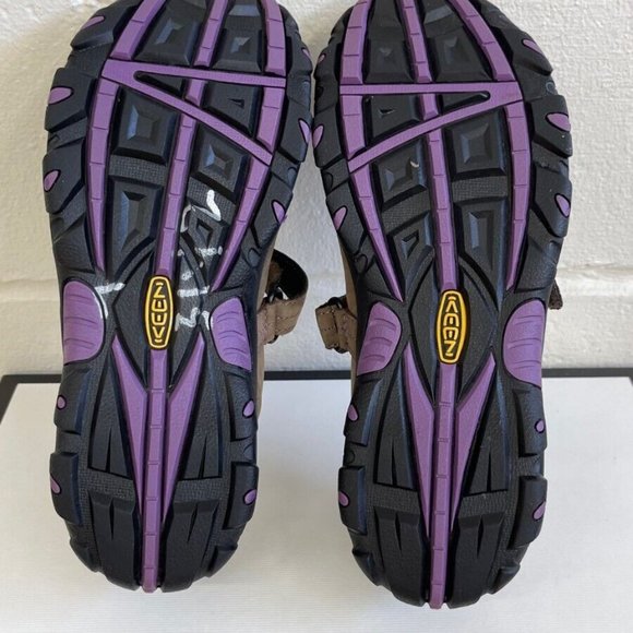 Keen Womens Brown Black Nubuck Leather Mary Janes Flats Round Toe US 5 / EU 38 - Picture 9 of 9